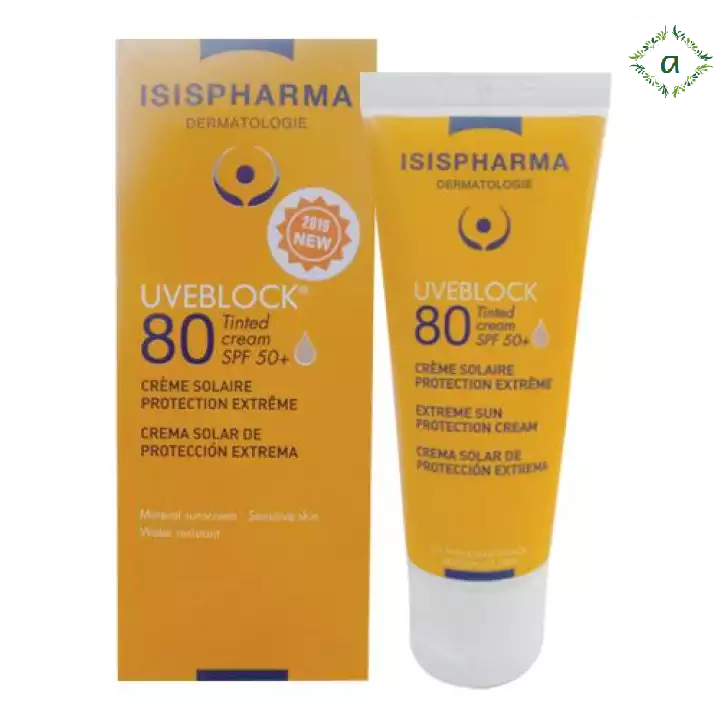 [HCM]Kem chống nắng màu da bảo vệ da UVEBLOCK 80 Tinted Isis Pharma 40ml
