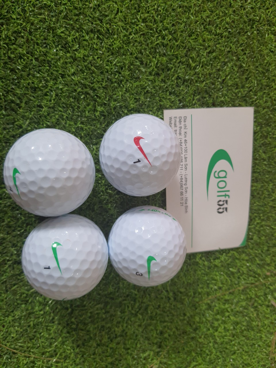 10 bóng golf cũ nike độ mới 99%