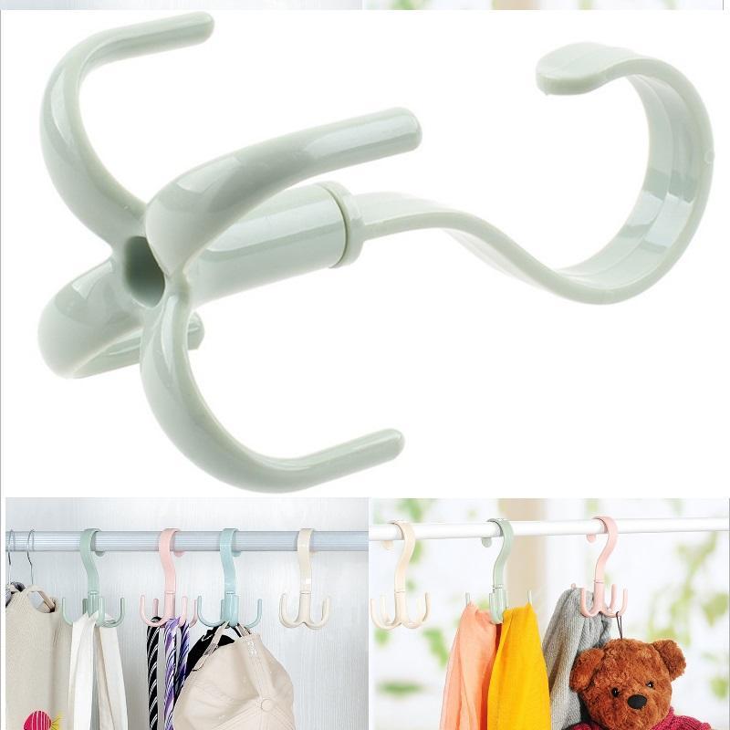 Combo 2 Móc nhựa 4 chấu xoay 360 độ tiện dụng