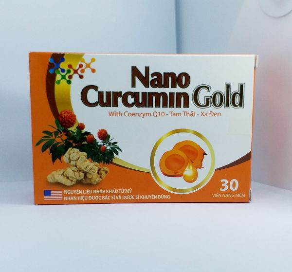 [HCM]Tinh chất nghệ Nano curcumin gold hộp 30v