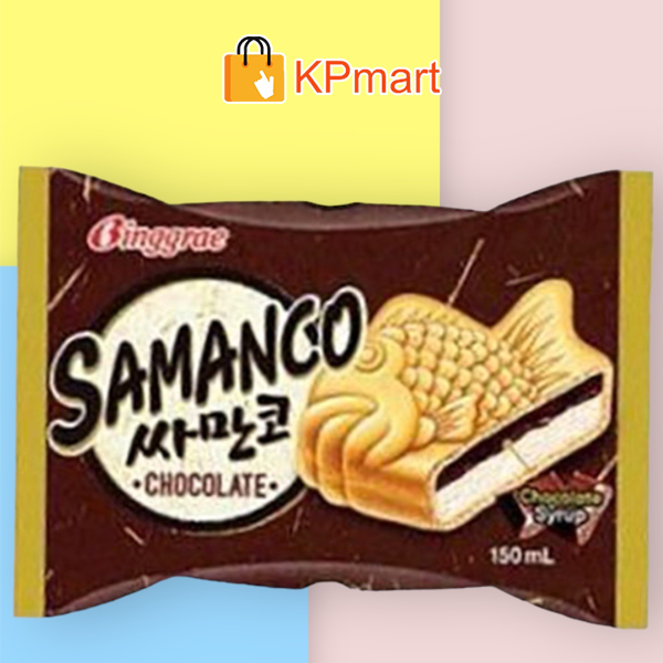 Kem bánh cá socola Hàn Quốc Binggrae Samanco Chocolate 150ml