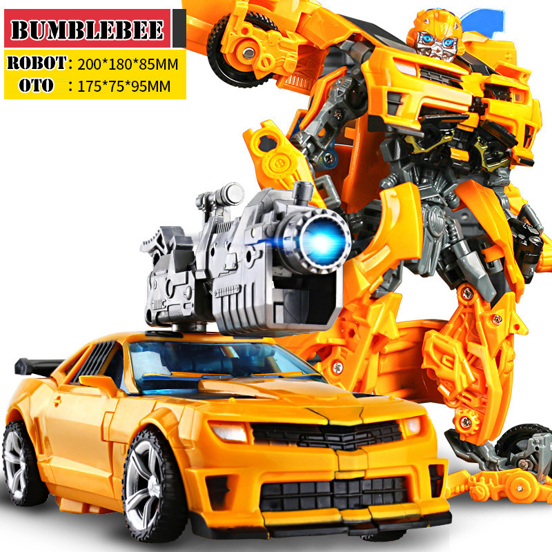 8802 - robot lắp ráp biến hình từ siêu nhân thành ô tô - bumblebee - oto biến hình robot - robot transformer biến hình