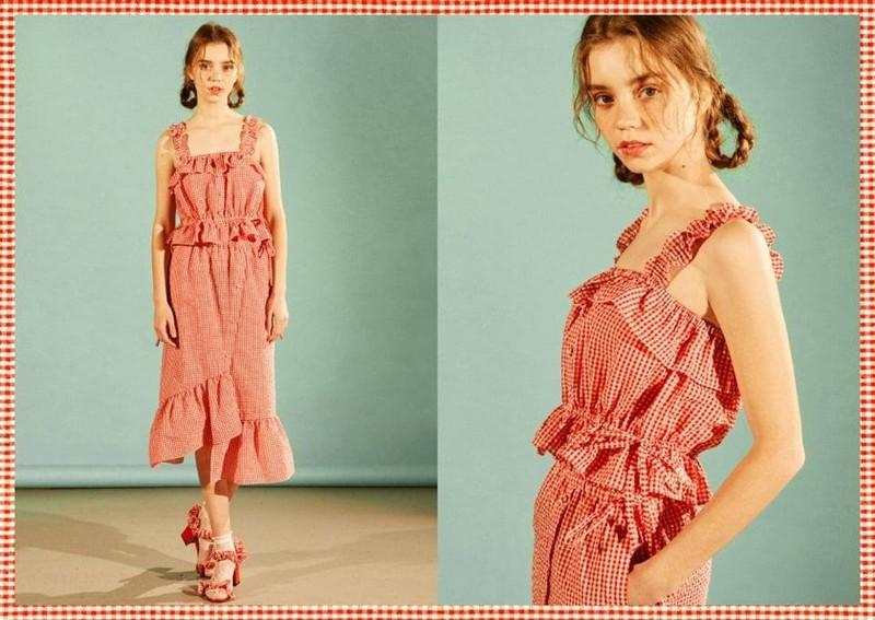 Áo hai dây caro xinh Hàn Quốc - Tặng 2 dây cột tóc xinh xắn cho đơn từ 149k