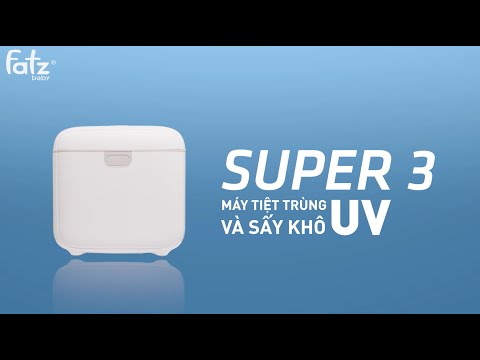 [THANH LÝ] [TẶNG QUÀ] Máy Tiệt Trùng Sấy Khô Tia UV Fatzbaby Super 3 FB4715TN Cho Mẹ Và Bé, Thể Tích 10L Tặng Kèm 1 Hộp Túi Trữ Sữa Unimom 210ml