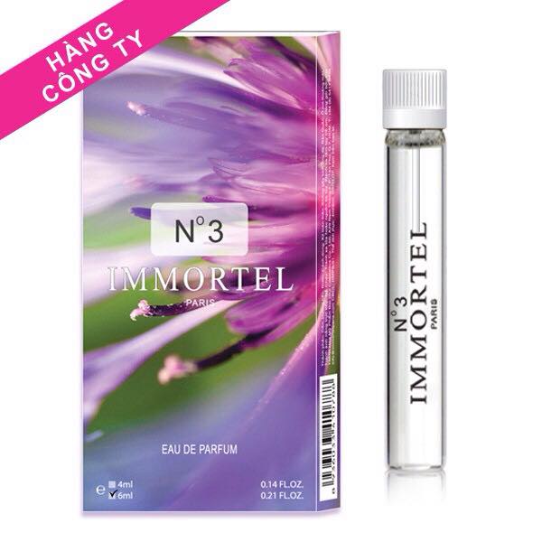 Nước hoa no3 chai 6 ml immortel paris eau de parfum