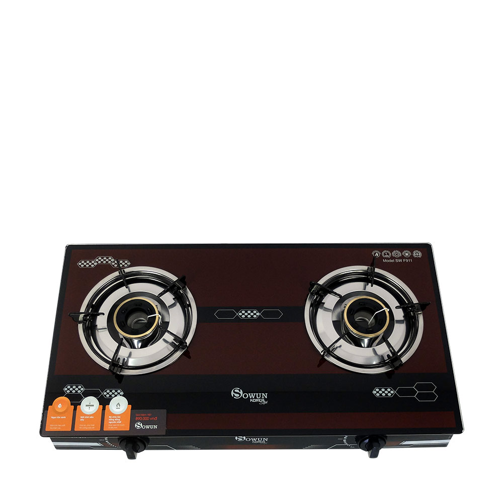 Bếp gas dương sowun sw 911 - bảo hành 12 tháng chính hãng