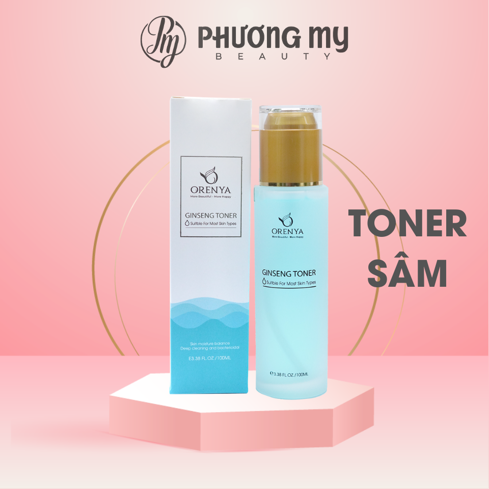 Nước cân bằng da Ginseng Toner Orenya tinh chất nhân sâm chai 100ml – PhuongMy Beauty
