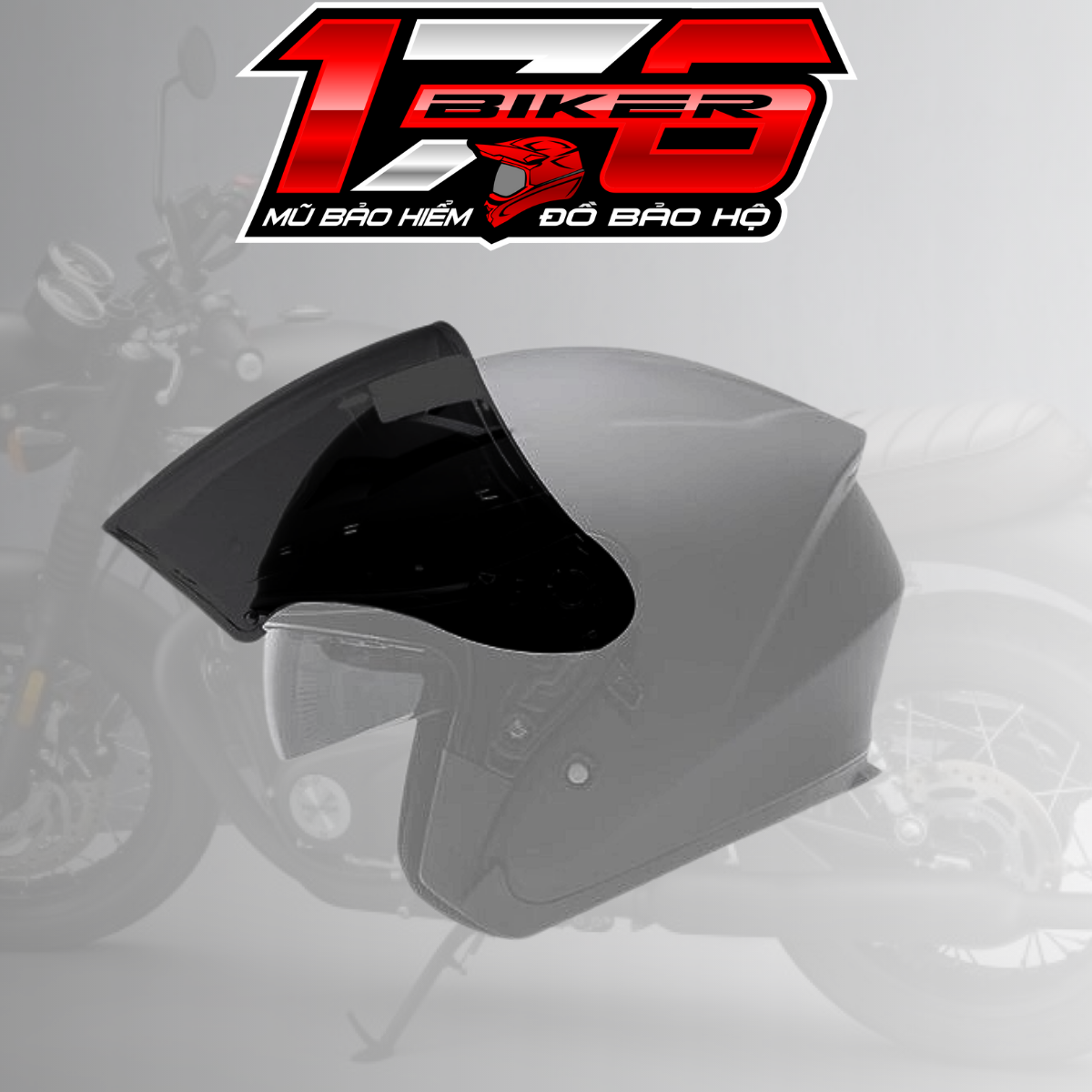 Kính chắn mũ bảo hiểm 3/4 yohe 878/ 878 plus/ roc 02 - bảo hộ xe máy biker 176