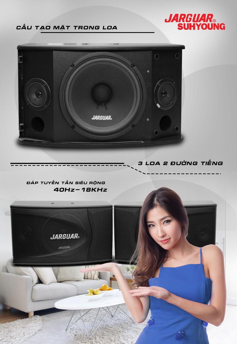 Loa karaoke jarguar ss-660 - loa 3 đường tiếng - bass 2.5 tấc