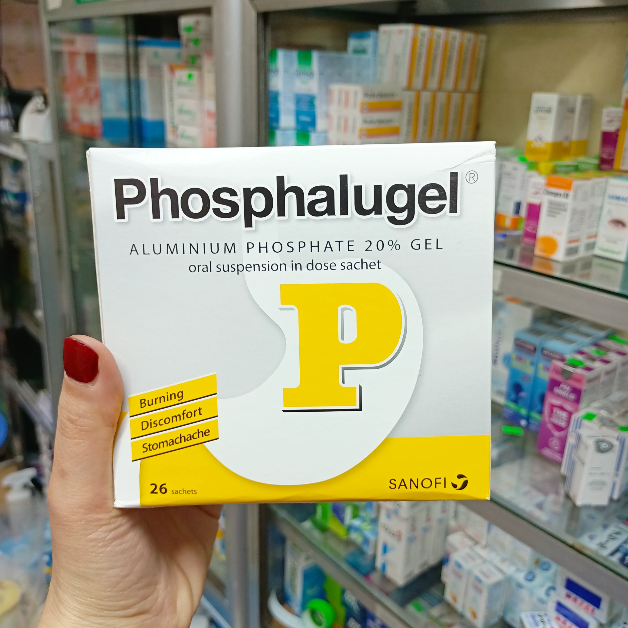 Gói dạ dày chữ p của pháp hộp 26 gói