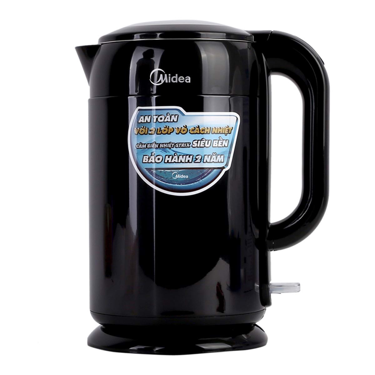 Bình đun siêu tốc midea mk-317db 1.7l đen