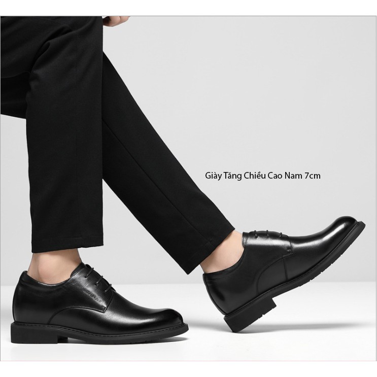 Giày tăng chiều cao nam 7cm cs174