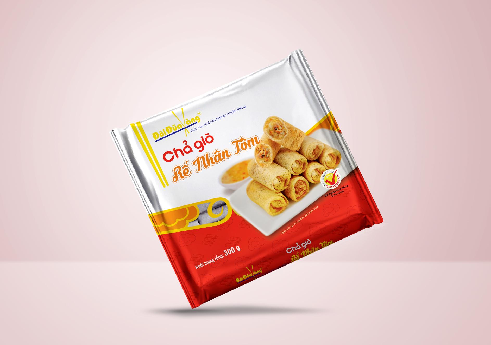 Chả giò rế nhân tôm 300gr/gói