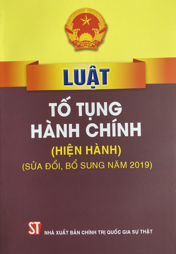 Luật tố tụng hành chính sửa đổi bổ sung năm 2019