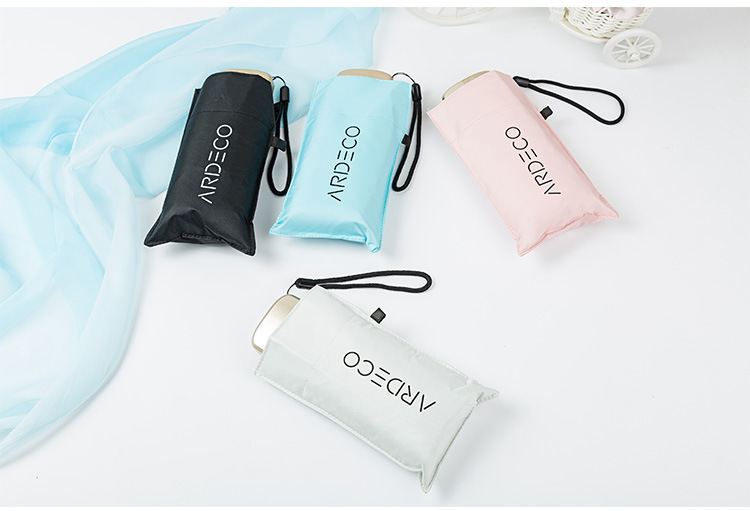 Dù gấp gọn mini - Dù đi mưa chống tia UV - Ô dù che nắng, chống tia UV - Ô gấp gọn 5 lần mini cho nữ - Ô gấp du lịch siêu nhẹ