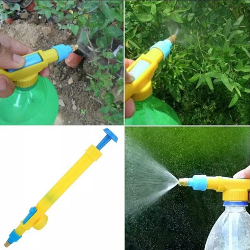 Đầu xịt phun sương gắn vô chai nước tưới cây