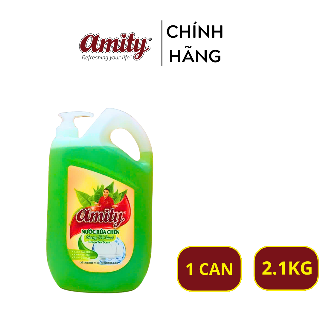 Nước rửa chén Amity can 2.1kg - 2