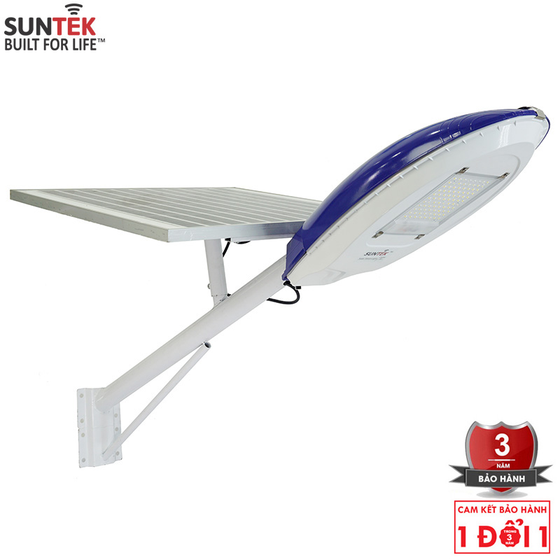 Đèn đường năng lượng mặt trời cao cấp suntek led solar street light s5 200w - chiếu sáng liên tục 32-34 giờ | tuổi thọ 7-8 năm | chống nước/bụi/sét | tự động bật/tắt | điều khiển từ xa - hàng chính hãng - bảo hành 3 năm 1 đổi 1
