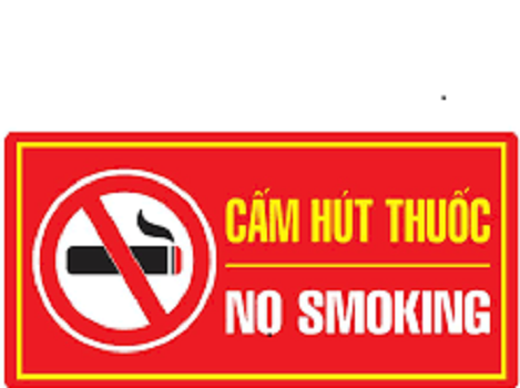 Biển báo cấm hút thuốc