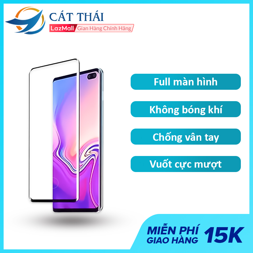 Miếng dán màn hình Kính cường lực Cát Thái độ cứng 9H chống trầy xước full màn hình dành cho Samsung S7 edge / S8 / S8 plus / S9 / S9 plus / S10 / S10 plus / Note 8 / Note 9 / Note 10 / Note 10 plus