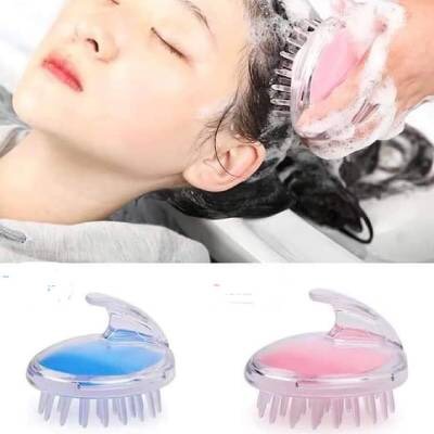 Dụng cụ gội massage da đầu bằng silicon thư giãn, dễ chịu - Lược gội đầu 2in1 massage đầu dễ chịu đa năng - Bàn chải gội đầu kết hợp massage da đầu bằng túi khí - Dụng cụ làm tóc