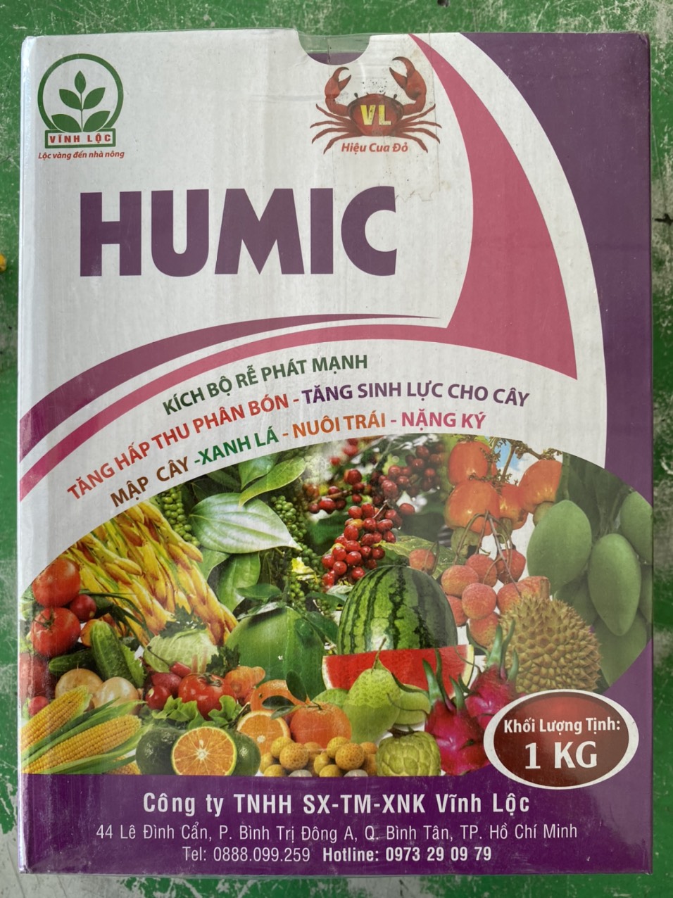 Humic ra rể cực mạnh hộp 1kg - humic hộp 1 kg