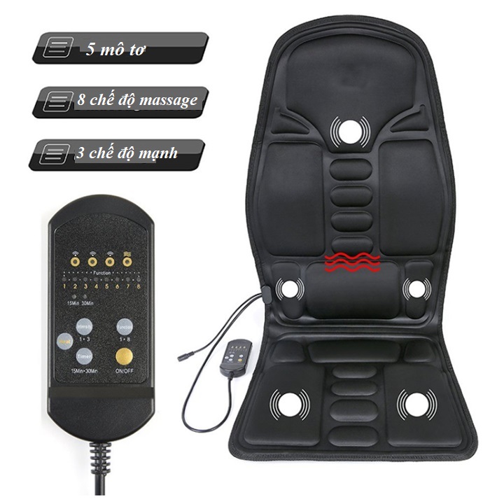 Ghế massage ,đệm ghế lót ghế, massage toàn thân trên ghế ô tô trong nhà văn phòng - HOTACO SHOP