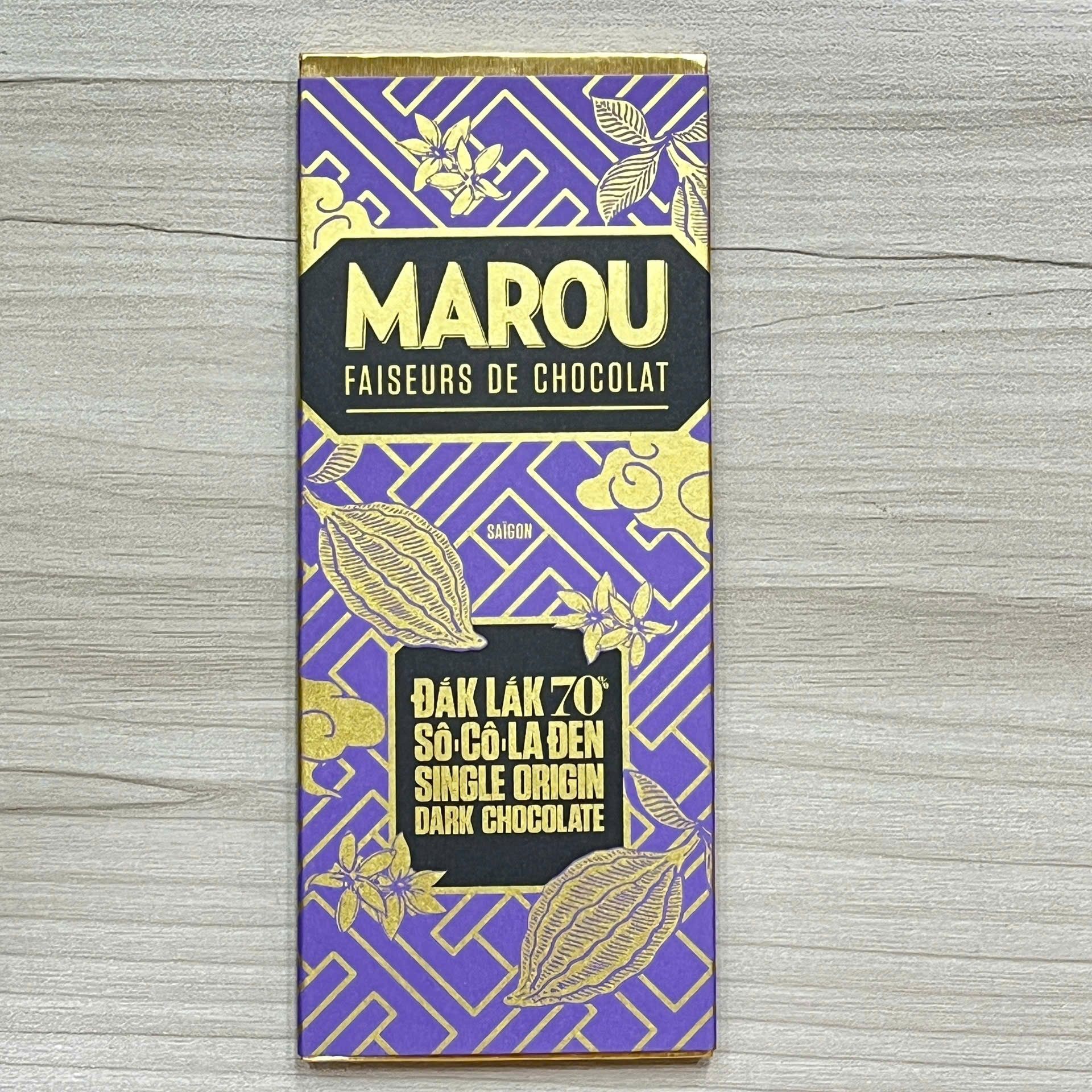 Date 02/27 Socola Đen Dak Lak 70% Marou 24g - Single Origin Dark Chocolate (24g)