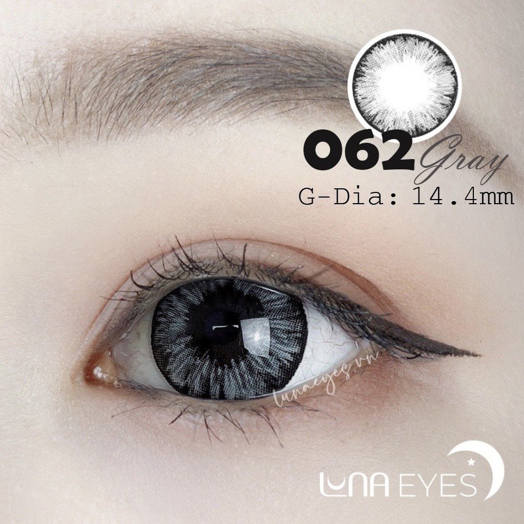 Lens cận từ 0-6 độ 062 GRAY tặng kèm khay gương dụng cụ