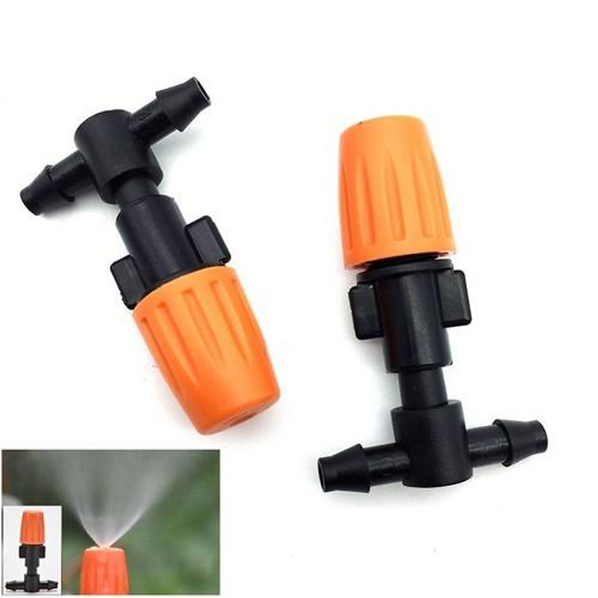 Béc phun sương đơn kèm T nối ống 6mm