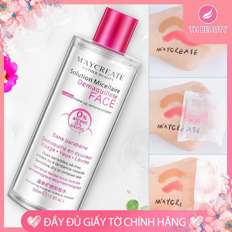 Nước tẩy trang Maycreate suối khoáng 300ml