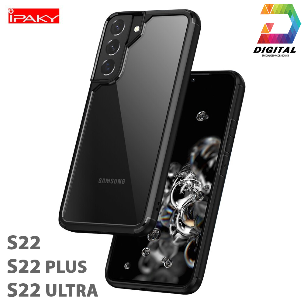 Ốp lưng ipaky samsung s22, s22 plus, s22 ultra chống sốc cao cấp
