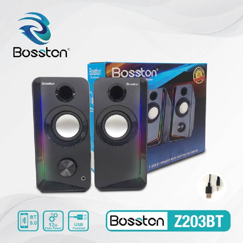 Loa bluetooth bosston 2.0 z203bt có jack 3.5mm