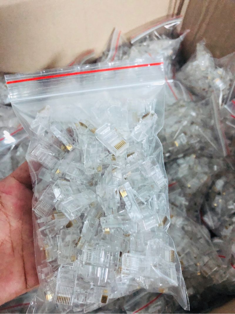 Hạt mạng rj45 loại tốt đầu bấm dây mạng lan internet