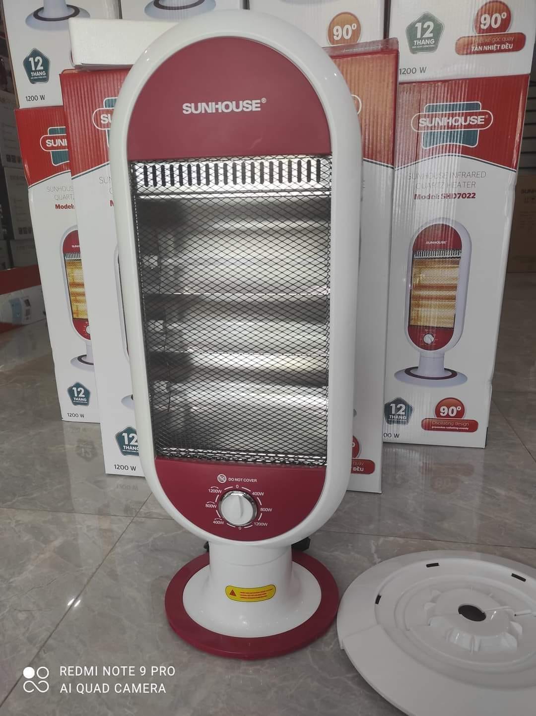 Quạt sưởi hồng ngoại sunhouse shd7022