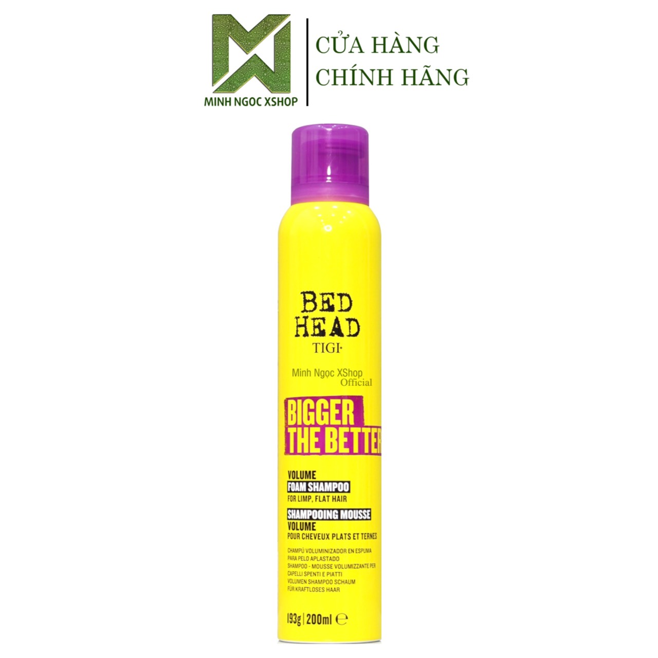 Dầu gội tạo phồng Tigi Bed Head Bigger The Better Volume 200ML chính hãng