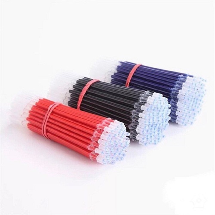 Hộp 100 Ruột bút nước mục xanh đen đỏ