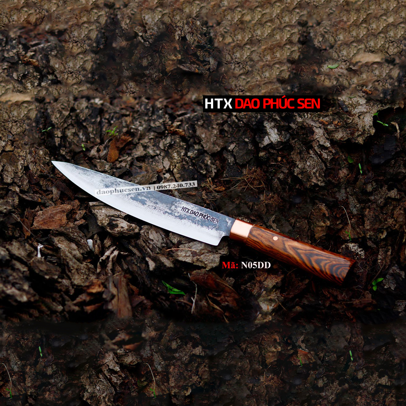 Dao phúc sen phile kiểu 03 khâu đồng đỏ