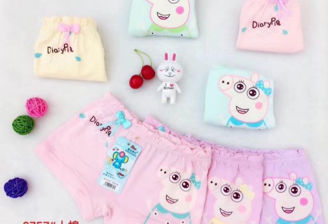 Combo 5 quần chíp thỏ cho bé gái 8-30kg