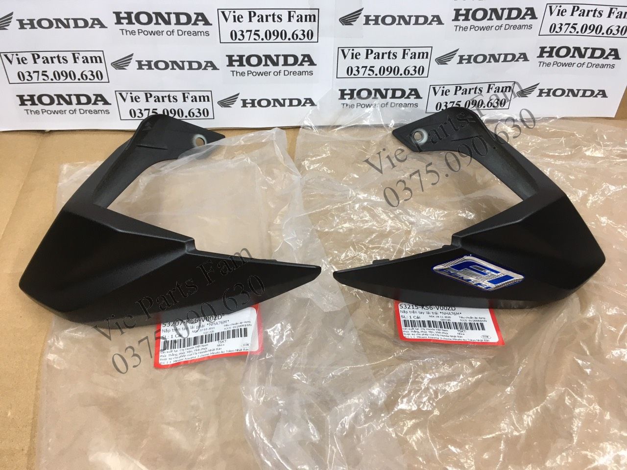 Nắp tay lái / Tai thỏ Winner đời đầu,Winner V1 nhiều màu, Chính hiệu Honda Motor VN