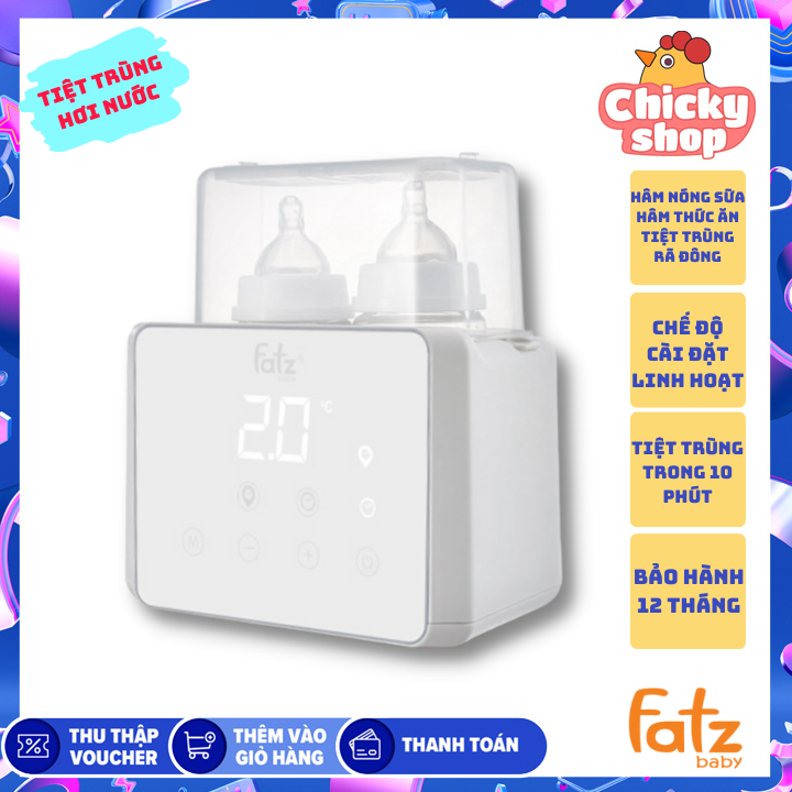 Máy hâm sữa tiệt trùng điện tử fatz baby duo 3 fb3093vn