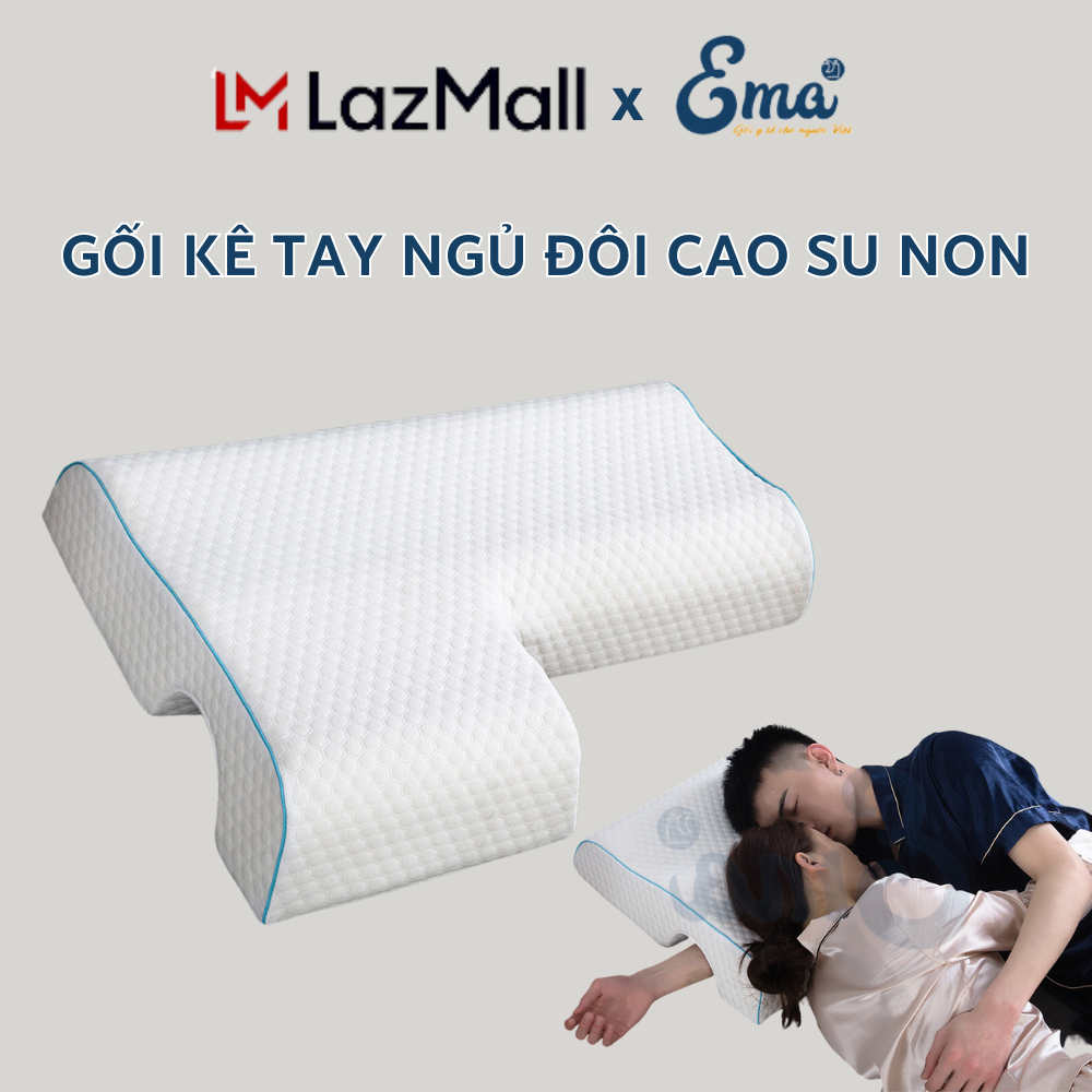 Gối ngủ kê tay cho các cặp đôi Ema - Thiết kế tiện dụng cho các cặp đôi, chống tê mỏi tay