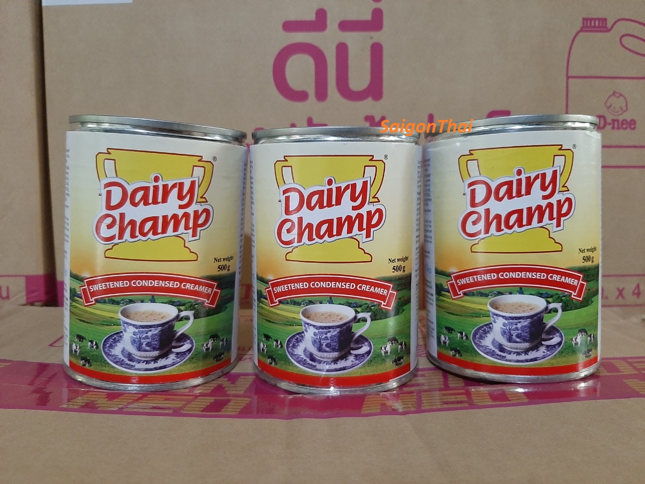Combo 3 hộp sữa đặc có đường dairy champ hộp 500gr
