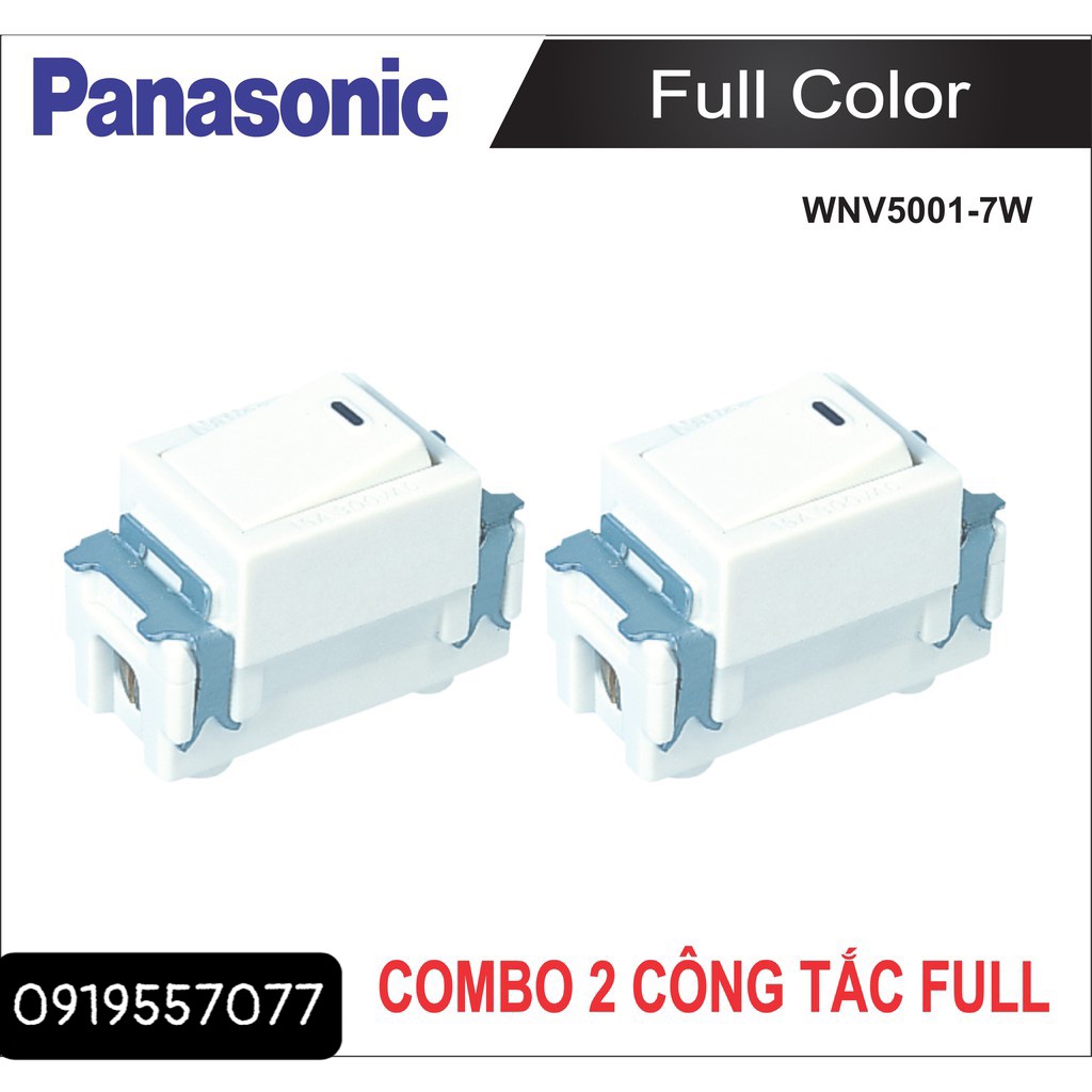 Hạt Công tắc Panasonic 1 chiều FULL Color_ loại nhỏ