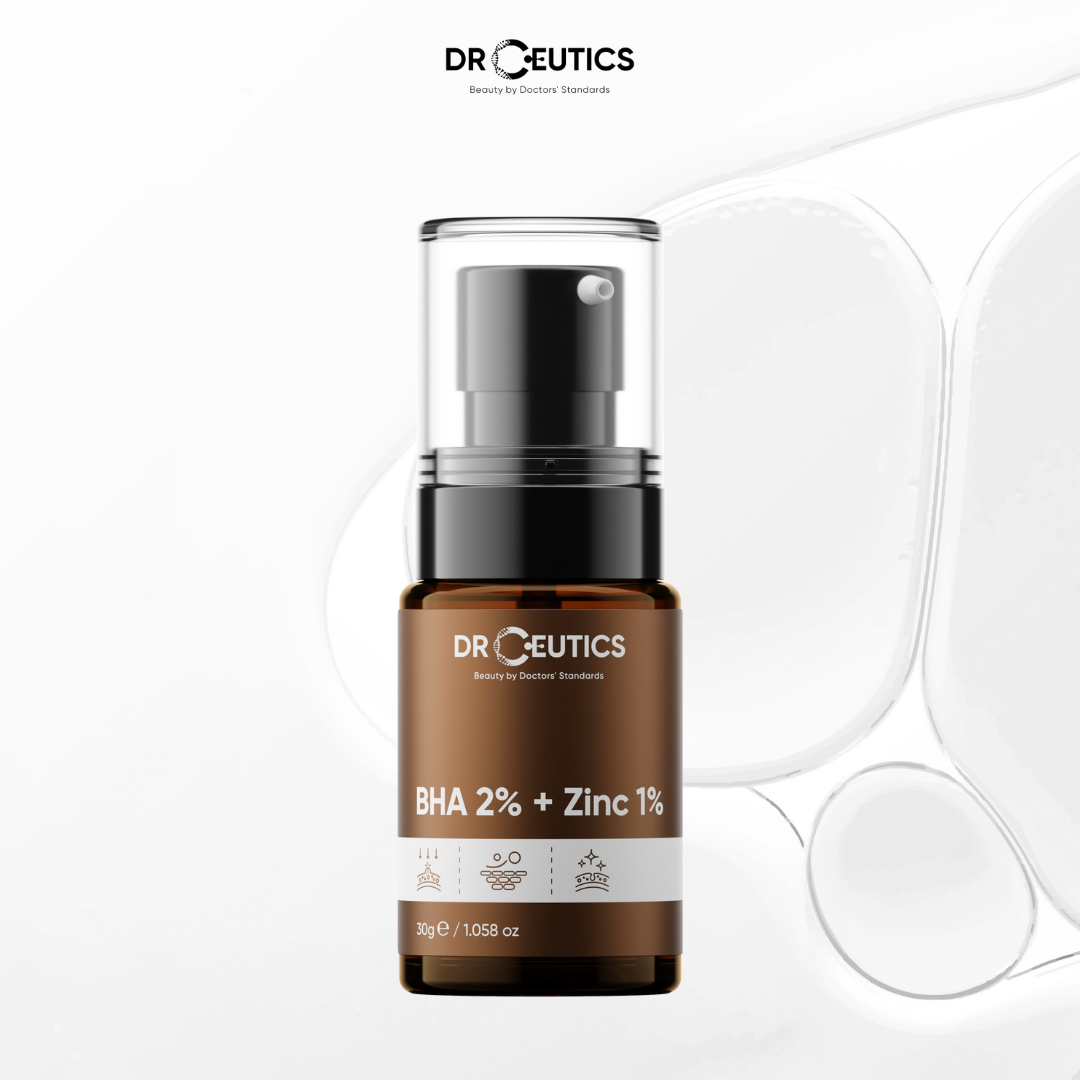 Serum bha 2% + zinc 1% drceutics giảm mụn và giảm sưng mụn
