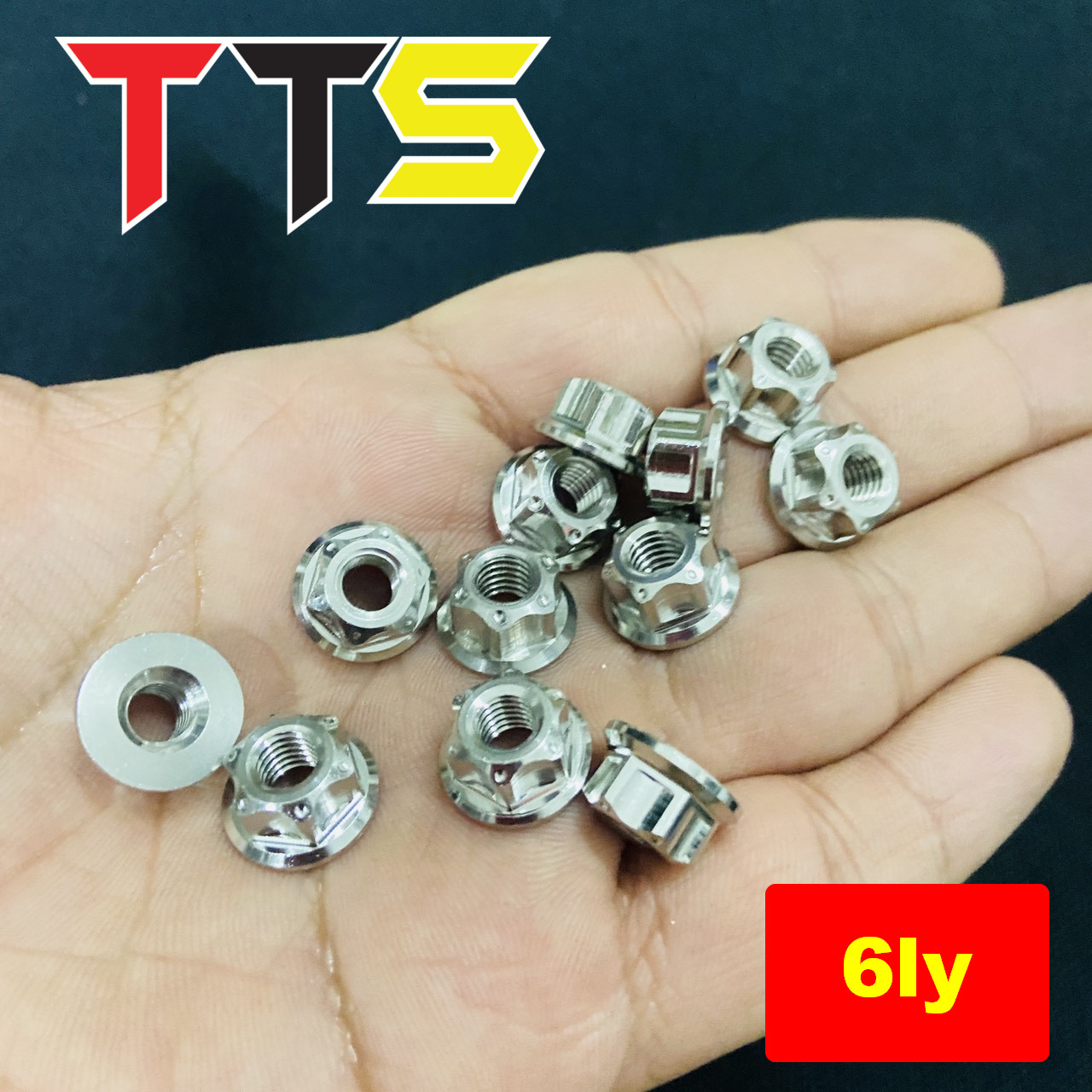 [HCM]Tán salaya đầu hở lổ 6ly bắt bát tăng sên cổ pô xe WAVE DREAM EXCITER SONIC