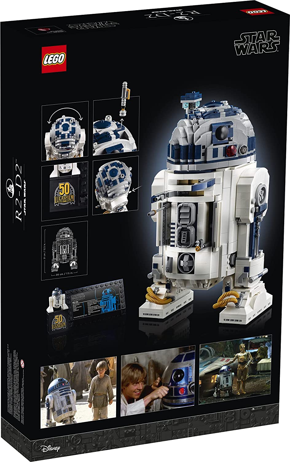 Đồ chơi xây dựng sưu tập lego star wars r2-d2 75308, mới năm 2021