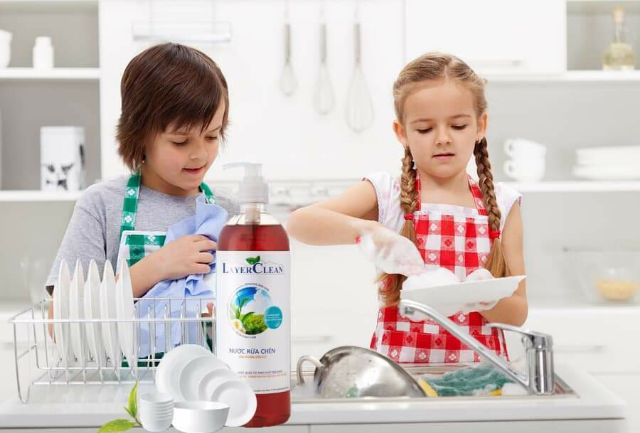 Combo 3 chai nước rửa bát hữu cơ layer clean 800ml hương hồng+ quế+ quýt