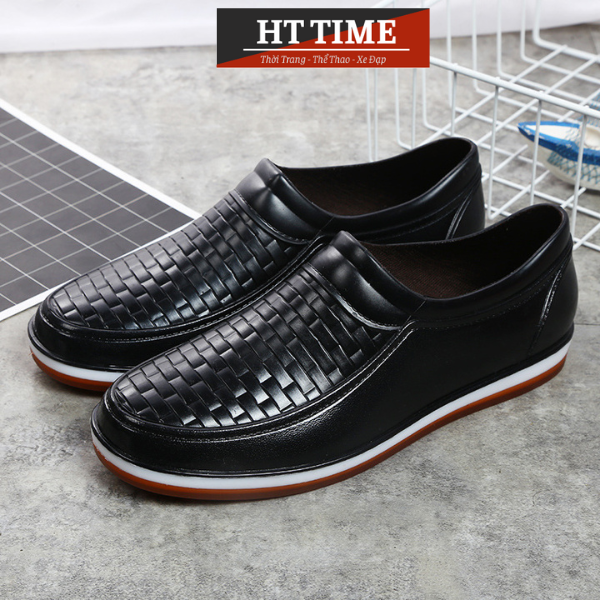 Giày lười nam đi mưa chống nước phong cách giày nam đẹp công sở, dạo phố cá tính