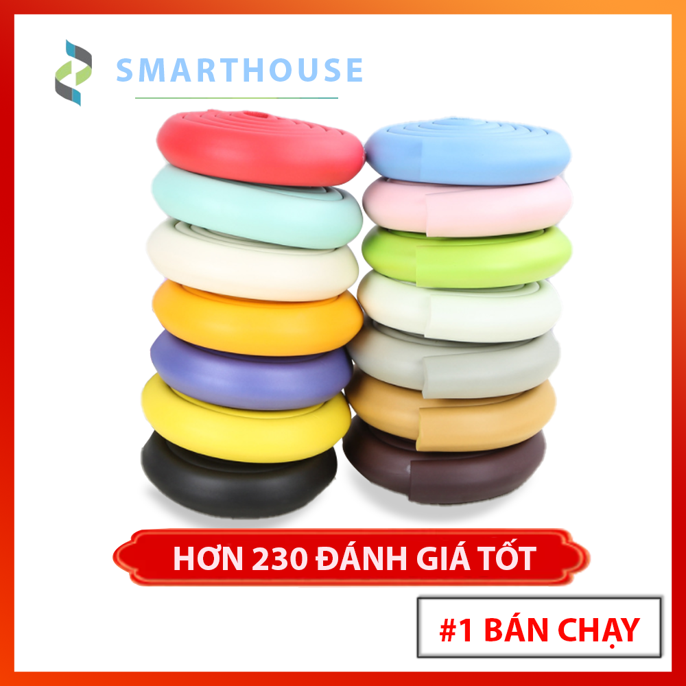 Cuộn Xốp Bọc Cạnh Bàn 2M - Dây Cao Su Che Bịt Cạnh Bàn, Ghế An Toàn Cho Bé